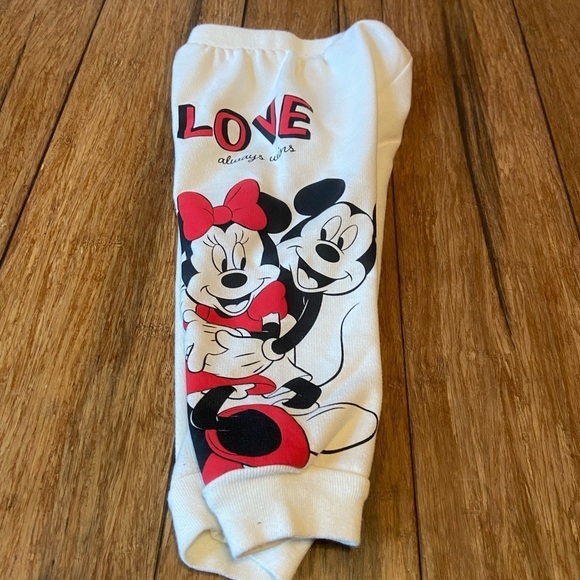 Disney Girls Baby Infant 12 Months Outfit Clothes Minnie Mickey Top & Bottom - Picture 7 of 9